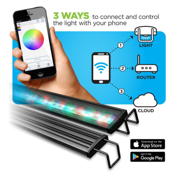 New Product Reno WiFi LED Lighting Aquatica Aquarium Gallery